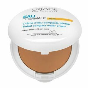Uriage Eau Thermale Water Cream Tinted Compact SPF30 hodvábny púder pre zjednotenie farebného tónu pleti 10 g vyobraziť