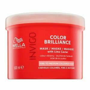Wella Professionals Invigo Color Brilliance Mask with Lime Caviar Fine to Medium Colored Hair ochranná maska pre jemné farbené vlasy 500 ml vyobraziť