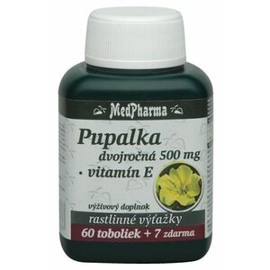 MedPharma Pupalka dvojročná 500 mg + Vitamín E 67 kapsúl vyobraziť