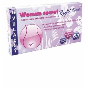 Woman secret Right time ovulačný test prúžkový 5 ks vyobraziť