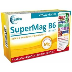 Astina SuperMag B6 30 tabliet vyobraziť