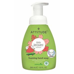 Attitude Little Leaves detské penivé mydlo na ruky s vôňou melóna a kokosu 295 ml vyobraziť