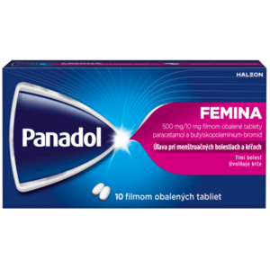 PANADOL Femina pri menštruačných bolestiach 10 tabliet vyobraziť