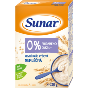 Sunar prvá kaša ryžová nemliečna 220 g vyobraziť