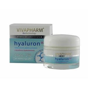 Vivapharm Intenzívny pleťový krém s kyselinou hyaluronovou 50 ml vyobraziť