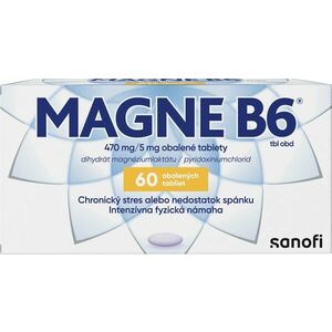 Magne B6 470 mg/5 mg 60 tabliet vyobraziť