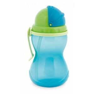 Canpol babies Športová fľaša so slamkou modrá 370 ml vyobraziť