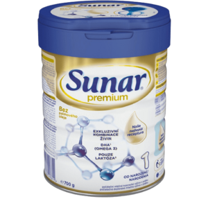 Sunar Premium 1 počiatočné dojčenské mlieko 700 g vyobraziť