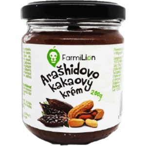 Farmilion Arašhidovo kakaový krém bez pridaného cukru 200 g vyobraziť