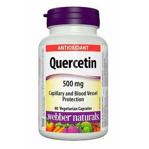 Webber Naturals Quercetin 500 mg vegetariánskych 60 kapsúl vyobraziť
