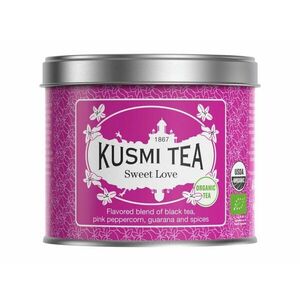 Kusmi Tea Organic Sweet Love sypaný čaj v plechovke 100 g vyobraziť