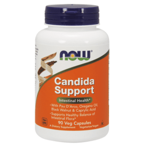 Now Foods Candida Support, podpora črevnej flóry 90 veg kapsúl vyobraziť