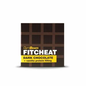 GymBeam Fitcheat Protein Chocolate dark chocolate vanilla 90 g vyobraziť