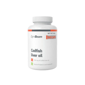GymBeam Codfish liver oil unflavored 90 kapsúl vyobraziť
