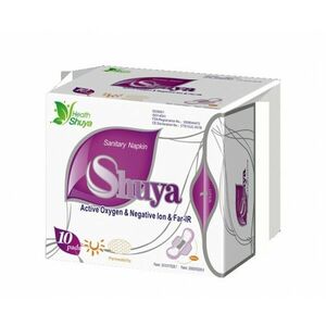 Shuya Ultratenké hygienické vložky Denné s krídelkami, Active Oxygen&Negative lon&Far-IR, 10 ks vyobraziť