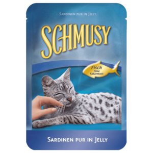 Schmusy Kapsička Fish sardinky v želé 100 g vyobraziť