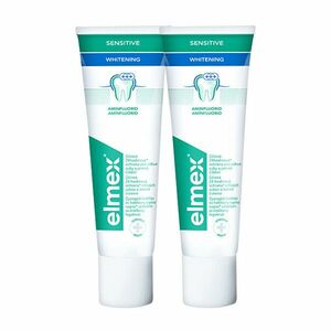 Elmex Bělicí zubní pasta pro citlivé zuby Sensitive Whitening Duopack 2 x 75 ml vyobraziť