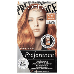 L'Oréal Paris Préférence Vivid Colors permanentná farba vlasov 7.434 Shibuya 150 ml vyobraziť