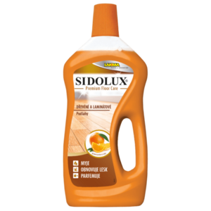 SIDOLUX Premium Floor care drevené a laminátové podlahy pomarančový olej 1 l vyobraziť