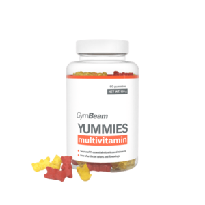 GymBeam Yummies Multivitamin 150 g, gumené medvedíky 60 ks vyobraziť