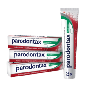 Parodontax Fluoridová zubná pasta 3 x 75 ml vyobraziť