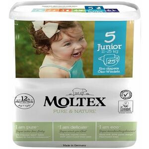 Moltex Plienky Pure & Nature Junior (11–25kg) 25 ks vyobraziť