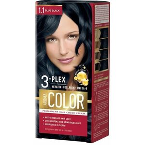 Aroma Color Farba na vlasy - modro čierna č.1.1 vyobraziť