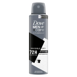 Dove Men+Care Advanced Invisible Dry Antiperspirant sprej 150 ml vyobraziť