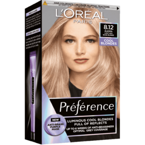 L'Oréal Paris Préférence permanentná farba 8.12 Alaska Chladná svetlá blond 192 ml vyobraziť