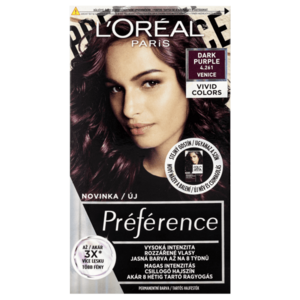 L'Oréal Paris Préférence Vivid Colors permanentná farba vlasov 4.261 Venice 150 ml vyobraziť