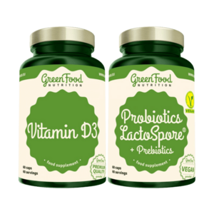 GREENFOOD NUTRITION Vitamín D3 60 kapsúl vyobraziť