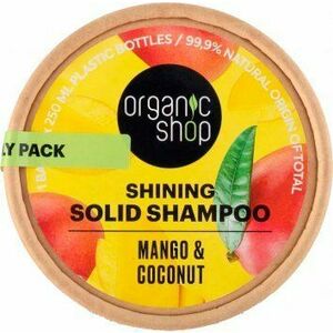 Organic Shop Tuhý šampón pre lesklé vlasy Mango a kokos 60 g vyobraziť