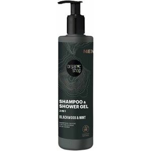 Organic Shop Sprchový gél a šampón 2 v 1 Blackwood a mäta 280 ml vyobraziť