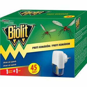 BIOLIT Elektrický odparovač komárov, 45 nocí, 27 ml vyobraziť