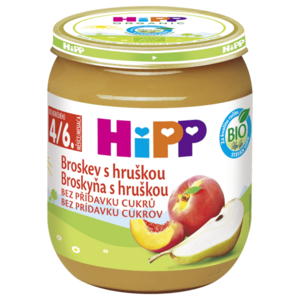 HiPP Príkrm ovocný Broskyne 125 g vyobraziť