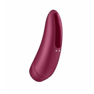 SATISFYER Vibrátor na stimuláciu klitorisu Curvy 1+ červený vyobraziť