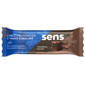 Sens Cvrččí Proteinovka v Tmavej Čokoláde - Čokoládový Brownie 60 g vyobraziť
