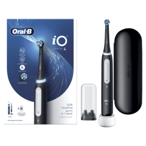 Oral-B iO Series 4 Black Elektrická Zubná Kefka vyobraziť