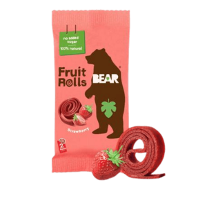 Bear Jahodové ovocné rolky 20 g vyobraziť