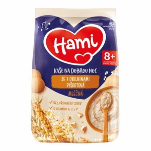Hami Kaša mliečna so 7 obilninami piškótová na dobrú noc 210 g vyobraziť