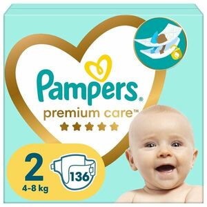 Pampers Premium Care plienky vel.2, 4-8 kg, 136 ks vyobraziť