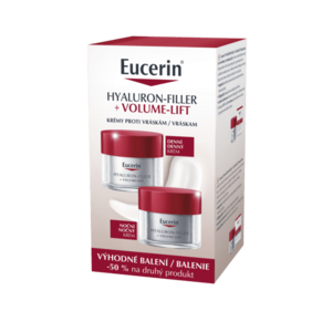 Eucerin Hyaulon-filler + VOLUME-LIFT Denný krém pre normálnu až zmiešanú pleť + Nočný krém 2 x 50 ml vyobraziť
