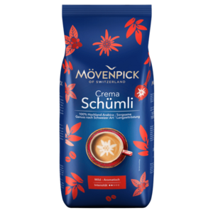 Mövenpick of SWITZERLAND Schümli zrnková káva 1000 g vyobraziť