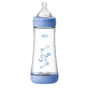 Chicco Fľaša dojčenská Perfect5 silikón, modrá 300 ml vyobraziť