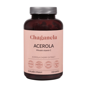 Chaganela Acerola (prírodný vitamín C) 150 kapsúl vyobraziť