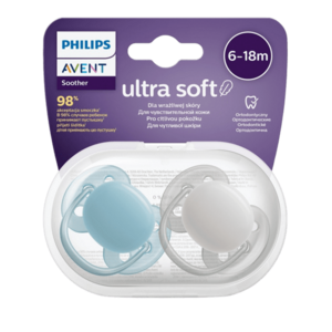 Philips Avent cumlík Ultrasoft Premium neutral 6-18m chlapec 2 ks vyobraziť