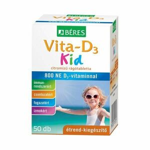 BÉRES PHARMACEUTICALS Vita-D3 Kid žuvacie tablety 50 ks vyobraziť