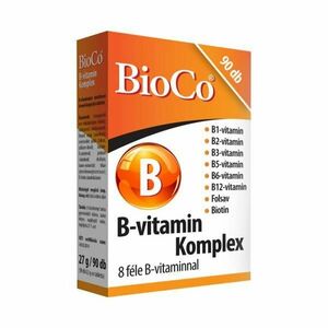 BioCo B-vitamin komplex 90 tabliet vyobraziť