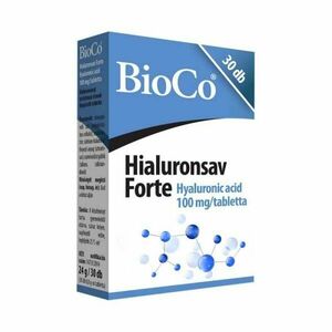 BioCo Kyselina hyalurónová Forte 30 tabliet vyobraziť