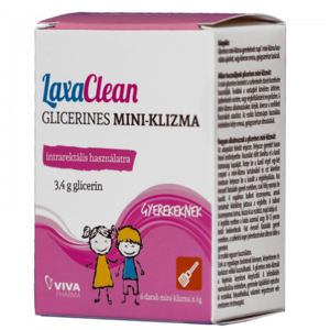 LaxaClean Glycerínové miniklystýry pre dieťa 6 ks vyobraziť